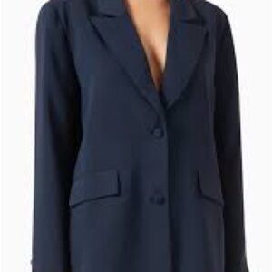Good American Dark Blue Blazer